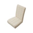 thumbnail image 2 of EGNMCR Home Decor, Room Decor, Wall Decor Elastic Dining Table Chair Cover Half Round Household Chair Cover Cushion Backrest One Universals Chair Flock Stools Cover Cover, 2 of 6