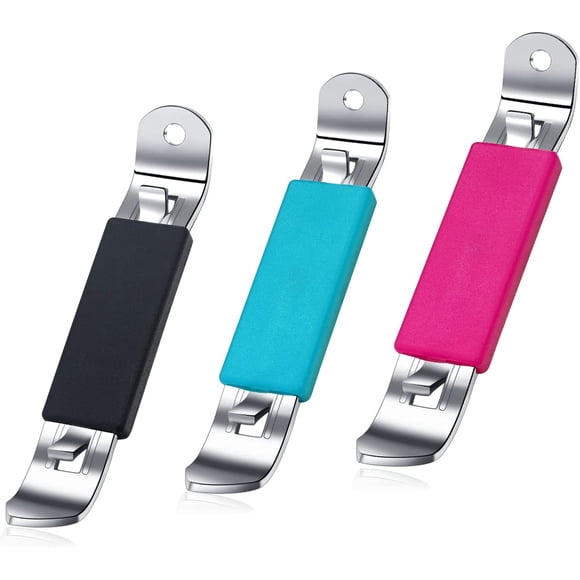 3 Pcs Ouvre-Bouteilles Magnétiques Ouvre-Boîte Ouvre-Bière Classique Ouvre-Bouteille en Acier Inoxydable Petit Ouvre-Bouteille Tire-Boîtes avec Aimant pour le Camping et les Voyages