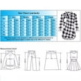 thumbnail image 3 of Kcodviy Chemise de Maternité à Manches Longues pour Femmes, Infertilité, Chemise de Maternité à Carreaux Imprimée, Chemises d'Allaitement, Blouse de Garde-Robe de Maternité pour l'Allaitement, Combinaison Salopette en V pour Femmes, Haut à Encolure, 3 of 7