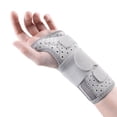 thumbnail image 2 of 1pc Wrist Support Double Aluminum Plate Nylon Adjustable Splint Wrist Brace, 2 of 9