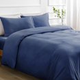 thumbnail image 4 of Duvet Cover Queen -Piece Prewashed Ultra Soft Queen Bedding Set - Features Zipper Closure and Corner Ties Includes Duvet Cover x Pillowcases No Comforter, 4 of 7
