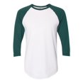 thumbnail image 1 of 5050 Raglan T-Shirt à Manches Trois-Quarts, 2XL, WhiteForest, 1 of 2