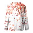 thumbnail image 5 of KIHOUT Chandails Molletonnés pour Femmes en Liquidation, Hauts Blouse à Manches Longues d'Automne et d'Hiver à Col Rond à Imprimé Floral, Coupe Ample, Taille P-2TG, 5 of 5