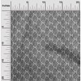 thumbnail image 2 of oneOone Polyester Lycra Gray Fabric Asian Dabu Print Craft Projects Decor Fabric Printed By The Yard 56 Inch Wide, 2 of 4