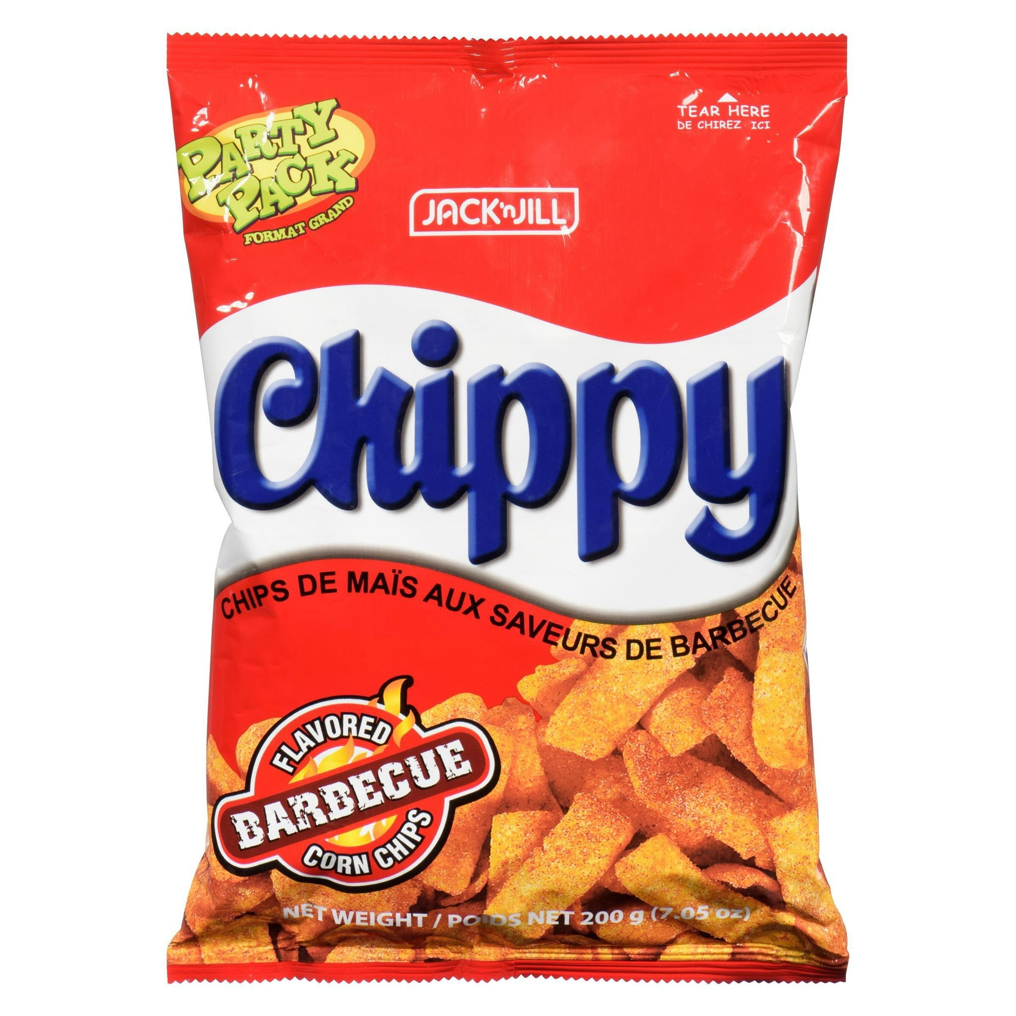 Jack&Jill Chippy Barbecue Flavored Corn Chips Party Pack 200g per bag