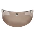 thumbnail image 1 of jinwen 3-Snap Helmet Visor Peak Open Face Protector 15cmx5cm Transparent Tea, 1 of 8