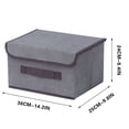 thumbnail image 1 of Birdeem Nonwoven Folding Organizer Storage Box Dormitory Clothes Clutter Storage, 1 of 1