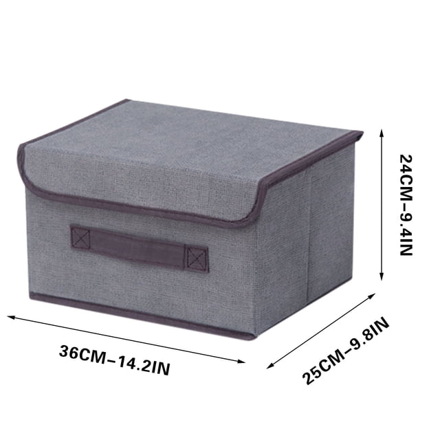 Birdeem Nonwoven Folding Organizer Storage Box Dormitory Clothes Clutter Storage