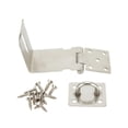 thumbnail image 3 of Anti Theft Stainless Steel Door Lock Hasp Staple Padlock Clasp Shed Latch Tool, 3 of 9