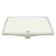 thumbnail image 2 of 20.75-in. W CSA Rectangle Bathroom Undermount Sink Set In Biscuit - Chrome Hardware AI-23085, 2 of 8
