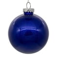 thumbnail image 1 of Vickerman N211522 Boule Transparente Pailletée Bleu Cobalt de 6 Po - 4 par Sac, 1 of 3