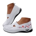 thumbnail image 1 of DXOUPM Chaussures à Enfiler pour Femmes en Maille Légères à Semelles Souples Espadrilles de Marche Vacances Sorties, 1 of 3