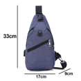 thumbnail image 2 of Sac à Bandoulière Sling Sac Sling Voyage Randonnée Sac de Poitrine Sac de Jour, 2 of 5