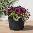 thumbnail image 1 of Better Homes & Gardens 16in Cappriccio Resin Planter, Black, 1 of 5