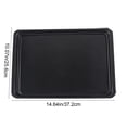 thumbnail image 3 of Thickened Carbon Steel Non-Stick Rectangular Baking Tray 14.65X10.08In Oven Pan for Cake Bread Cookies | Durable Heat Conductive Oven Accessory for Home Commercial Baking, 3 of 5