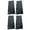 Black, variant on Hearth & Gear Fly Boots For Horses Black Large – Breathable Mesh Leg Wraps For Stable Accessories For Summer Turnout Ride Gear Horse Hoof & Leg Care 4 Pack Breathable Mesh Horse Fly Boots Dog Show