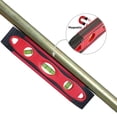 thumbnail image 2 of Swiss Tech 9" Aluminum Torpedo Level,3 Vials, 2 of 6