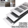 thumbnail image 2 of Lefu Grille d'Aération en Aluminium 80*150-400 mm à Lames Argentées, Couverture de Grille de Ventilation, 2 of 4