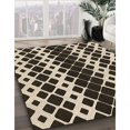 thumbnail image 3 of Ahgly Company Tapis d'Intérieur Lavable en Machine Carré Transitionnel Gris Minuit, 7 Pieds Carré, 3 of 7