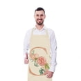 thumbnail image 5 of WIFKLSIIPG English Letter Rose Series Linen Apron for Adults and Children's Kitchen Fouling Apron, 5 of 5