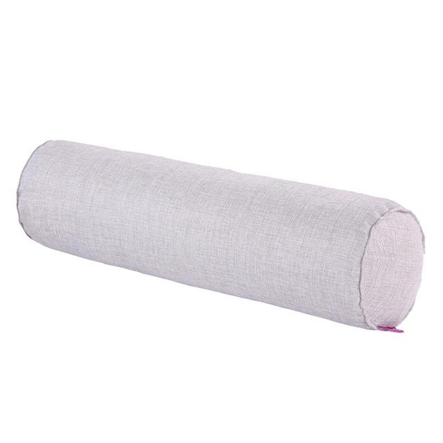 Back Neck Roll Pillow, Orthopedic Sleeping Pillow, Round Cervical Support Pillow Gray