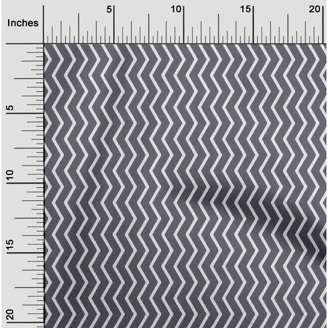 oneOone Popeline de Coton Tissu Décor Géométrique à Chevrons Tissu Imprimé BTY 56 Pouces de Large
