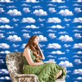 thumbnail image 2 of Openpig Blue Sky Clouds Pattern Contact Paper Self Adhersive Vinyl Removable Wallpaper Kitchen Backsplash Accent Wall Art Deco, 2 of 9