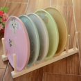 thumbnail image 4 of Bamboo Dish Plate Bowl Cup Book Pot Lid Cutting Board Drying Rack Stand Drainer Storage Holder Organizer Kitchen Cabinet（Keep Dry）, 4 of 10
