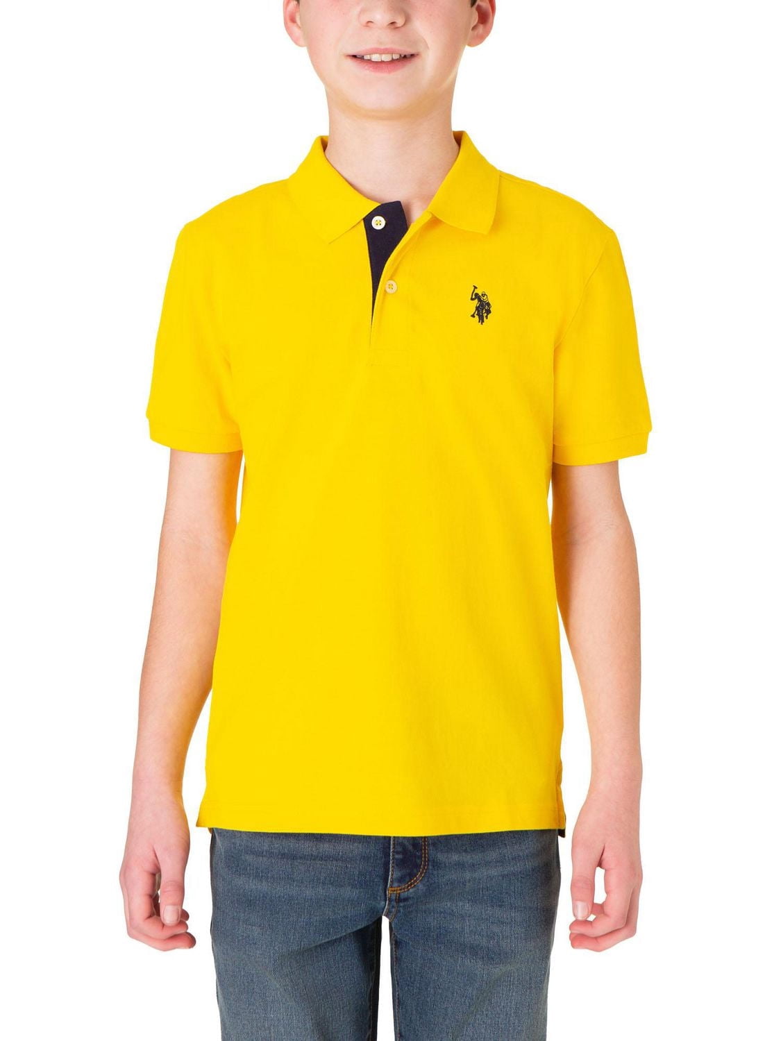 U.S. Polo Assn. Boy's Short Sleeve Polo Shirt