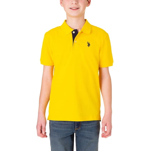 U.S. Polo Assn. Boy's Short Sleeve Polo Shirt