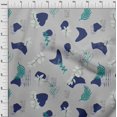 thumbnail image 4 of oneOone Cotton Poplin Light Gray Fabric Abstracts Fabric For Sewing Printed Craft Fabric By The Yard 56 Inch Wide, 4 of 5