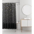 thumbnail image 1 of Rideau de douche décoratif imperméable en PEVA recyclé Mainstays, 1 of 7