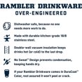 thumbnail image 2 of YETI Rambler Tasse en Paille 42 oz, Isolée sous Vide, Acier Inoxydable, Cape Taupe, 2 of 8