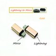 thumbnail image 1 of Lightning Female to Micro USB Male Adapter Converter Connector, 1 of 2