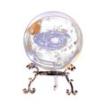 thumbnail image 2 of weibbin Engraved Decorative Crystal Sphere Decorative Quartz Glass Ball, Model Astronomy Sphere, Paperweight Crystal Display Sculpture Home Decor Crafts for Kids Friends, 2 of 6