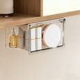 thumbnail image 1 of Cagogo Mirror Cabinet Storage Box, Transparent Drawer Organizer for Bathroom Sink Vanity, Waterproof Plastic Storage Container for Makeup Cosmetics, Clear Organizer Box for Cabinet Office Desk, 1 of 6