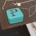 thumbnail image 2 of Dvkptbk Jewelry Storage 26 Letters Earring Jewelry Display Storage Box Case Organizer Flannel Tray Holder Gift Storage Trunks & Bag, 2 of 3