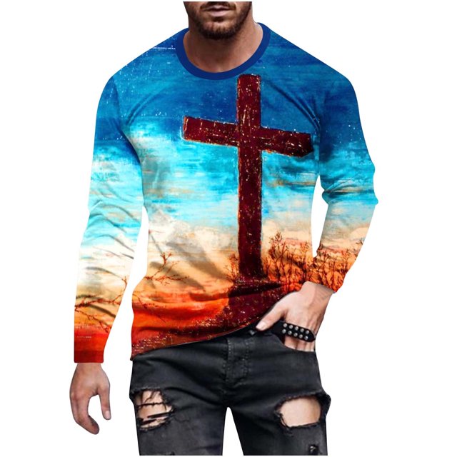 T-shirts pour Hommes Lot T-Shirts pour Hommes de Rue Tendance Croyance Imprimé Col Rond Manches Courtes T-Shirts à Manches pour Hommes T-Shirts Blancs pour Hommes T-Shirts à Col en V Hommes en Solde Noir TG