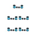 thumbnail image 3 of Decodeary Planche à Roulettes Reconstruire Kit Bagues Rondelles pour Pivot Tasses pour 2 Camions 3.25in Bleu 5 Pouces 5Set, 3 of 6