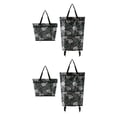 thumbnail image 3 of Ruiboury Foldable Shopping Trolley Bag Multifunctional And Fashionable Wide Application Rose printing 2Set, 3 of 6