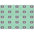 thumbnail image 1 of Ahgly Company Machine Washable Indoor Rectangle Transitional Green Area Rugs, 2' x 3', 1 of 7