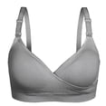 thumbnail image 2 of LSLJS Ladies Comfortable Breathable No Steel Ring Front Buckle Breastfeeding Bra Woman Underwear, 2 of 6