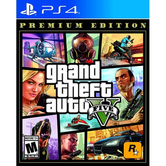 Grand Theft Auto V 5 Premium Online Edition (PS4)