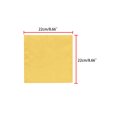 thumbnail image 3 of INSPIRE CHIC Men's Pocket Square Solid Color Handkerchiefs Self-folded For Wedding Party Light Yellow One Size, 3 of 4