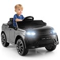 thumbnail image 1 of Gymax 12V Kids Ride On Car Licensed Land Rover Electric Vehicle w/ Remote Control Black, 1 of 10