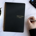 thumbnail image 1 of Home Decor, Weekly Planner With Lines For Diary Notes And Daily Planning Solid Hardcover Elegant Self Filling Schedule A5 Planner Coil Notebook, Holiday Gifts, 1 of 6