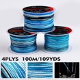 thumbnail image 4 of PROBEROS 100m Fishing Line Braided PE Line 4 Strands 18-66LB Multifilament Anti-bite Fishing Line Outdoor Fishing Accessories blue 0.6, 4 of 6