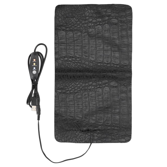 USB Reptile AntiScratch Heating Pad Waterproof Heat Mat with Temperature Control for Snakes Lizard Turtle Gecko Safety Aquarium Thermostat Large
