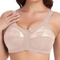 thumbnail image 1 of Women's Plus Size Bra Minimiser Lace Full Coverage Firm Hold Non Padded Non Wired, 1 of 5
