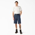 thumbnail image 4 of Dickies Mens 13 Loose Fit Multi-Use Pocket Work Shorts, 36, Navy, 4 of 4